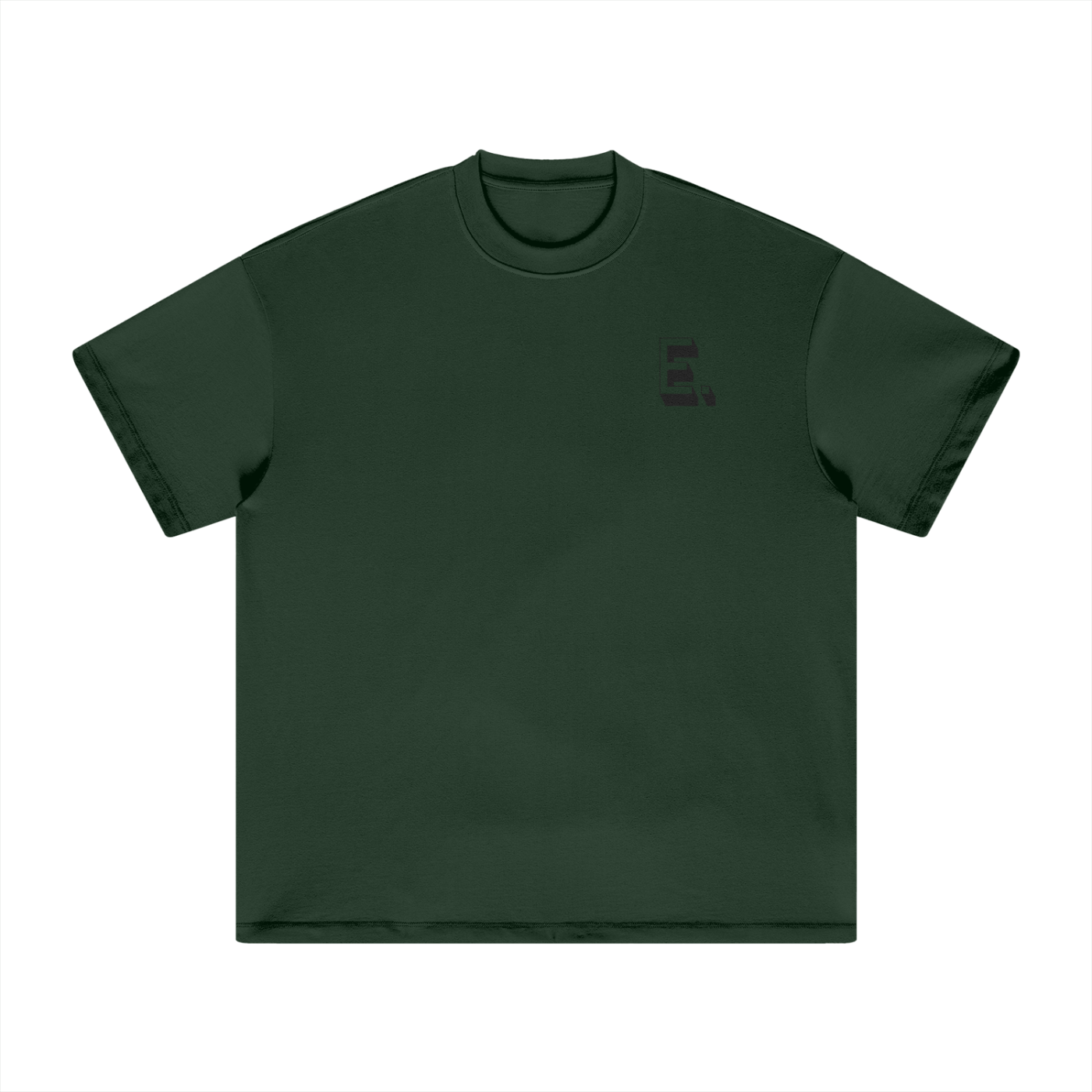 E. Heavyweight Earth Tone T-Shirt