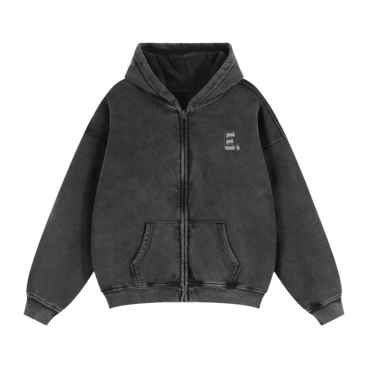 EAGLE Zip-Through Boxy Hoodie