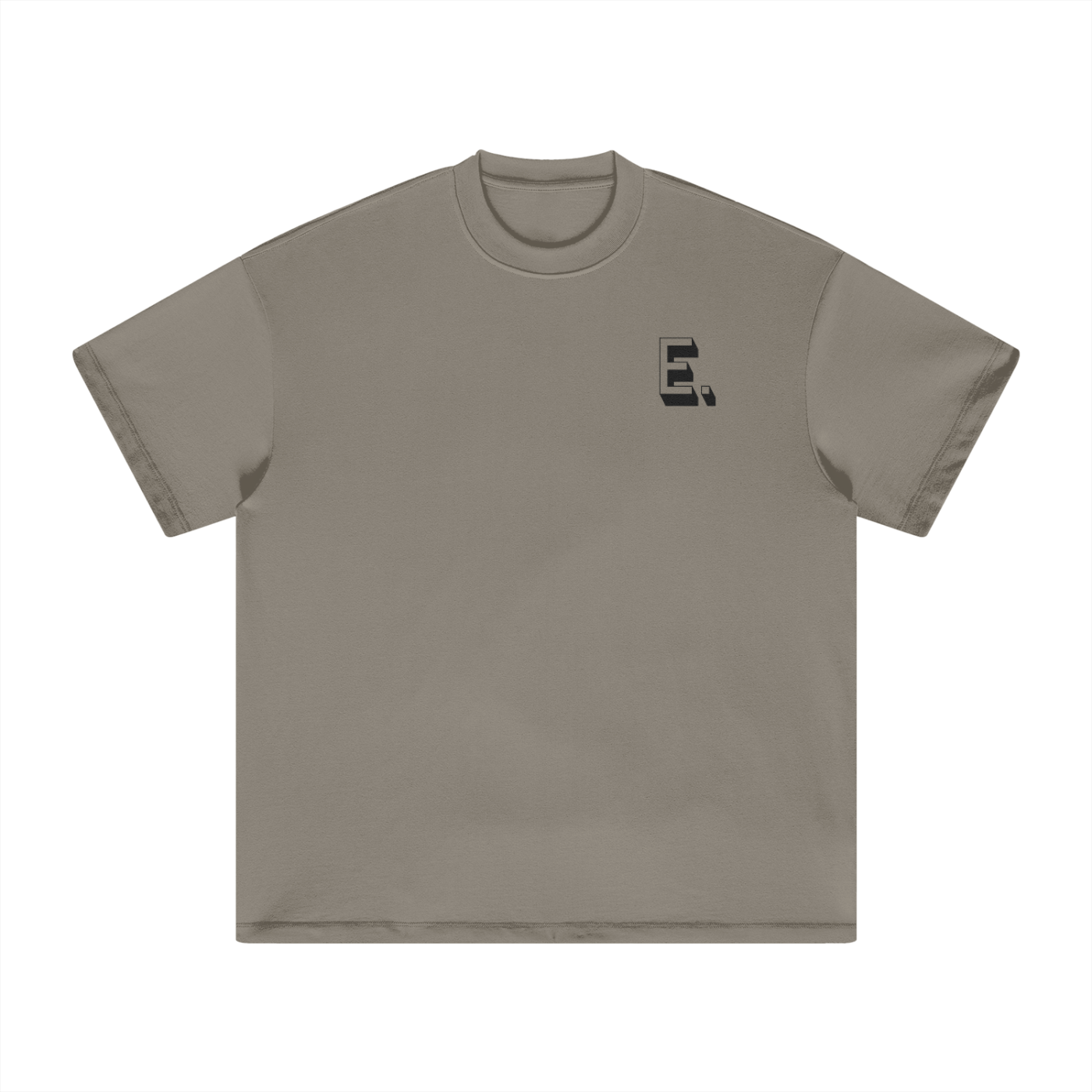 E. Heavyweight Earth Tone T-Shirt